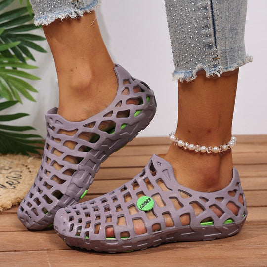 Damen leichte und atmungsaktive Freizeitschuhe mit rutschfester Außensohle R&B