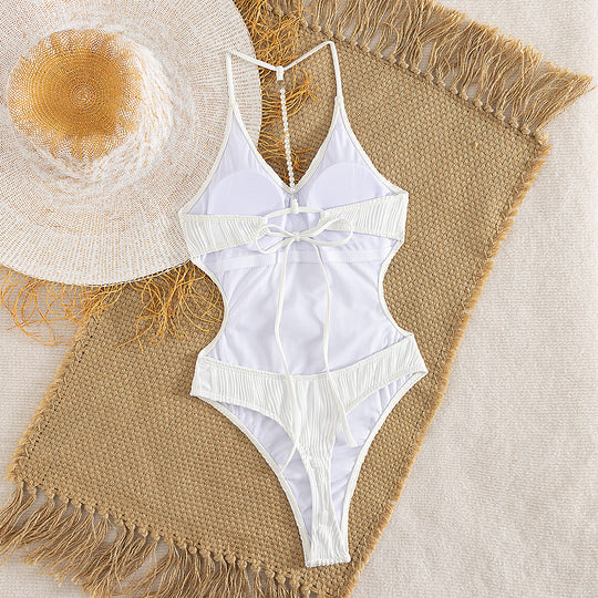 Damen Eleganter Schwimmanzug mit schickem Design R&B