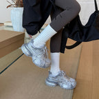 Damen Hochleistungs-Sneaker mit luftdurchlässiger Mesh-Oberfläche und dämpfender Sohle