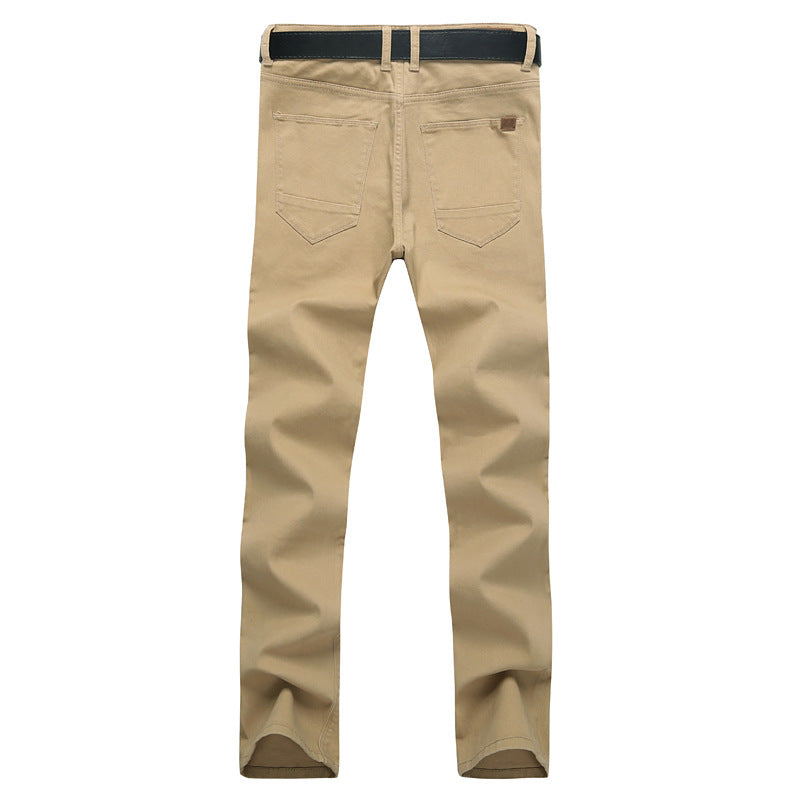Herren Chinos mit schmalem Schnitt und elastischem Bund