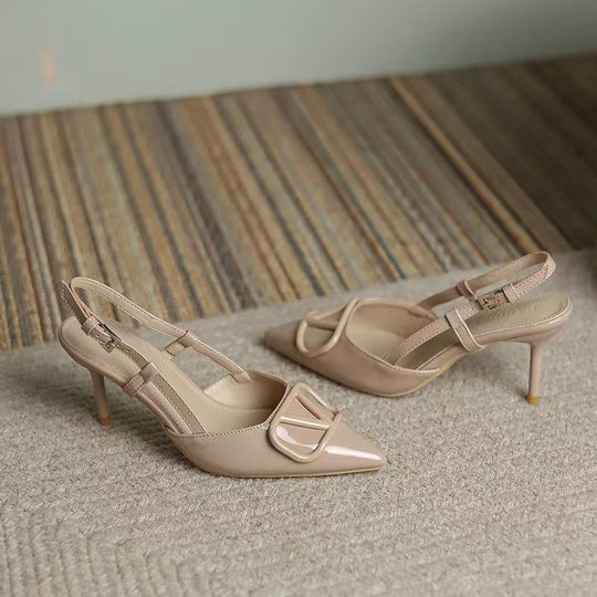 Damen Slingback-Pumps mit elegantem Design und hohem Absatz R&B