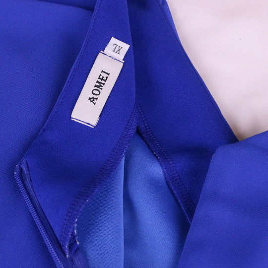 Damen Elegantes Kleid mit schwingenden Volantärmeln R&B