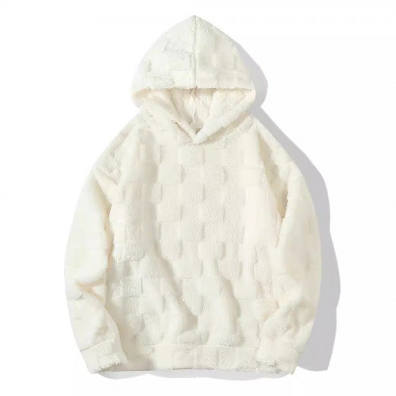 Damen Kuscheliger Fleece-Hoodie mit strukturiertem Design und Kapuze
