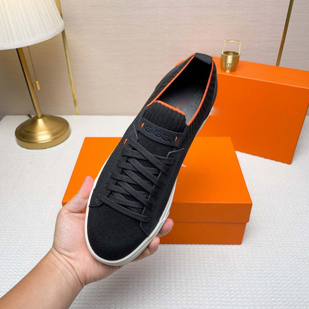 Damen Modische Sneaker mit atmungsaktiver Strick-Oberfläche und rutschfester Sohle R&B
