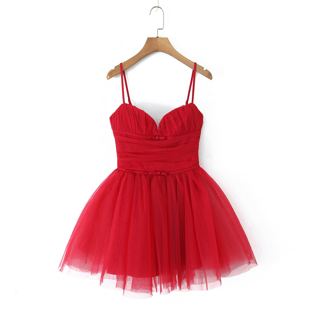 Damen Tüllballkleid mit Spitzenoberteil R&B