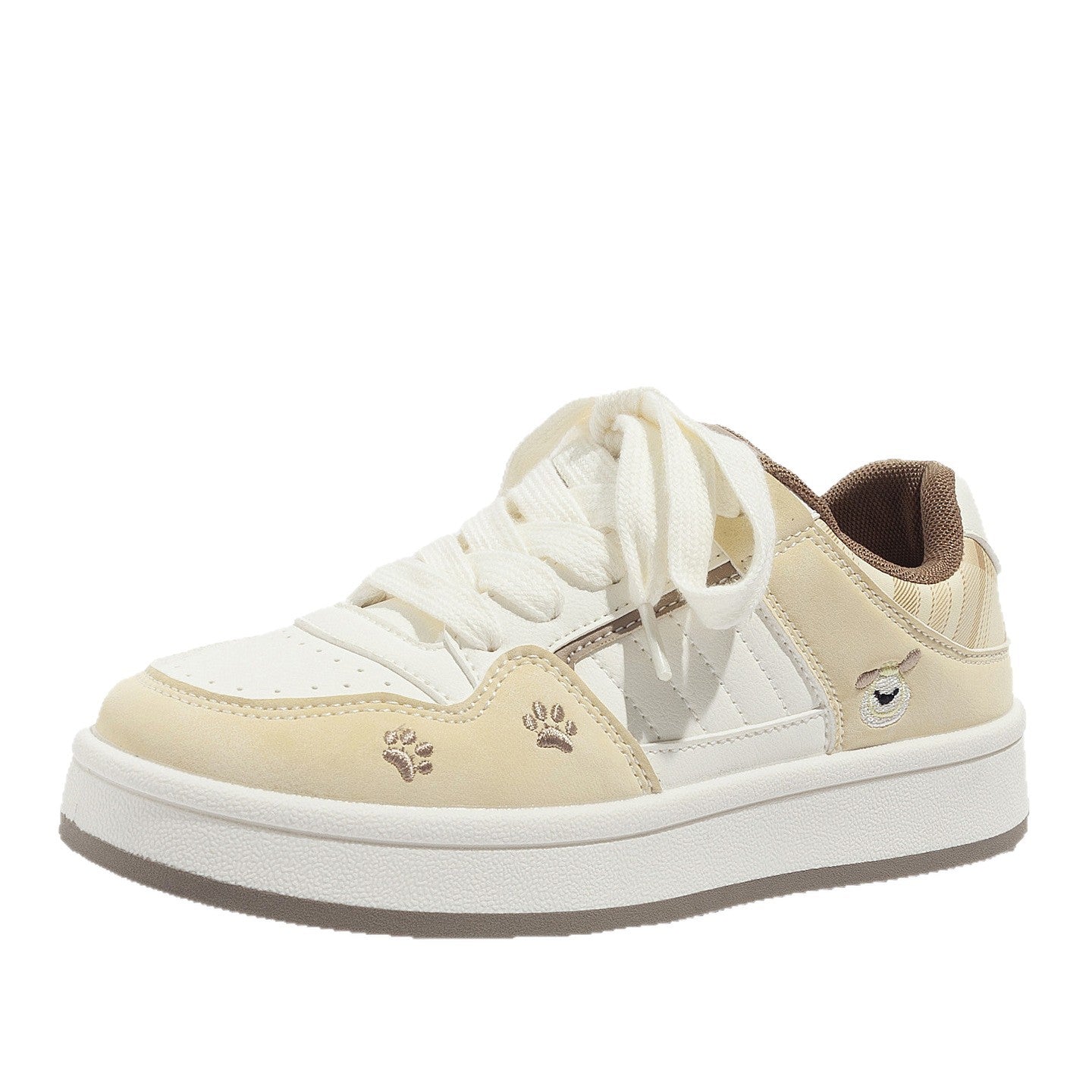 Damen Sneaker mit niedlichen Tierapplikationen und gepolsterter Innensohle