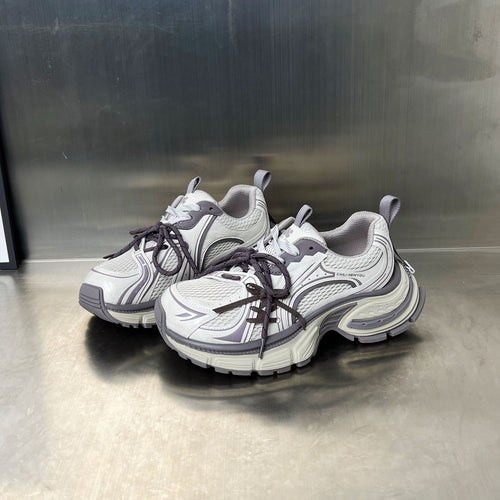Damen Lauf- und Fitness-Sneakers mit atmungsaktivem Mesh und dämpfendem Fußbett R&B