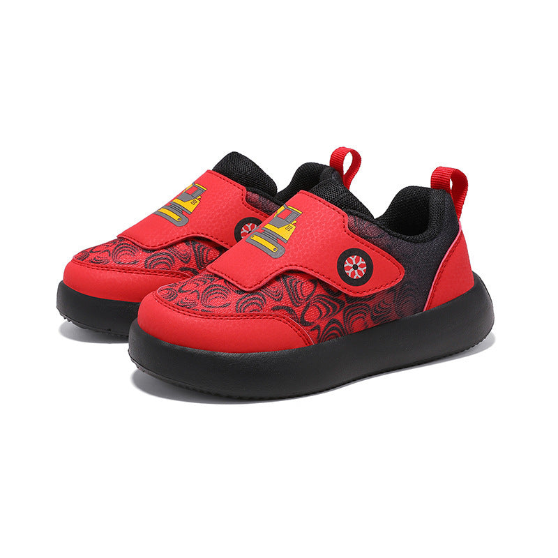Damen Kindersneaker mit rutschfester Sohle und elastischem Klettverschluss