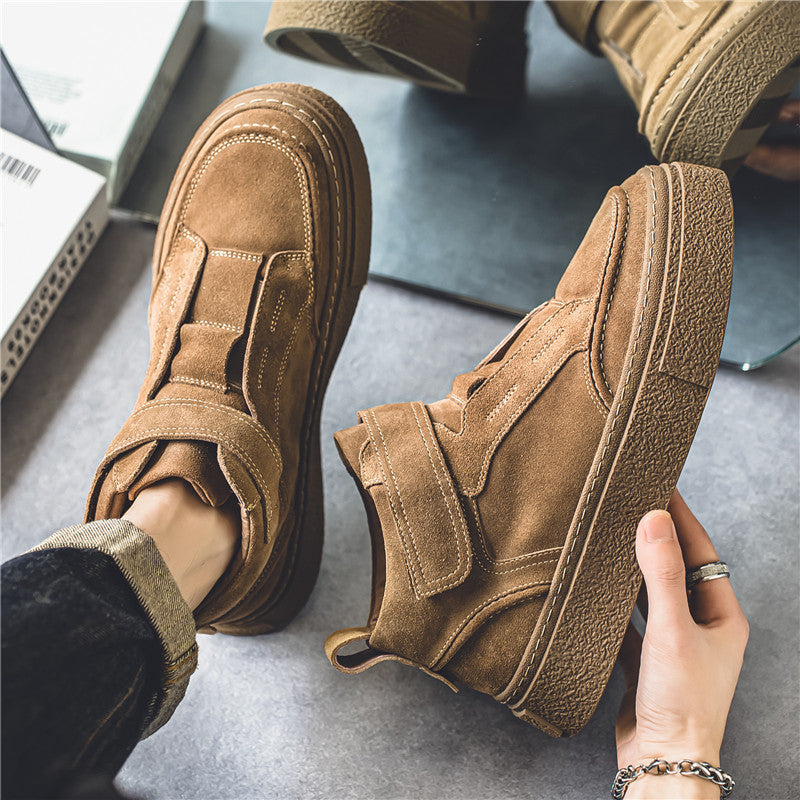 Damen Hohe Sneakers mit elastischer Einschlupf-Oberfläche und robustem Profil R&B