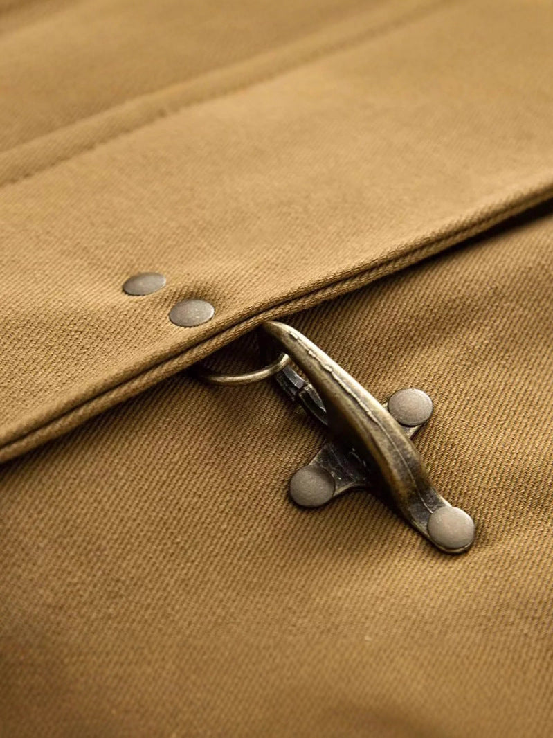Damen oversized Trenchjacke mit klassischem Stehkragen und praktischen Taschen R&B