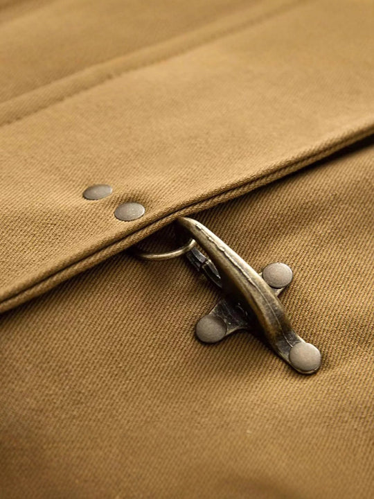 Damen oversized Trenchjacke mit klassischem Stehkragen und praktischen Taschen R&B