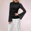 Damen Elegantes Oberteil mit Glitzer R&B