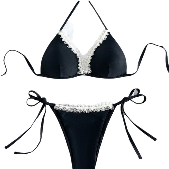 Damen Triangel-Bikini im eleganten Spitzen-Design R&B