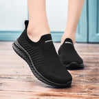 Damen Komfortable Slip-On Sneakers mit rutschfester Sohle