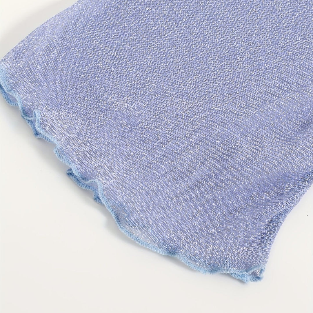 Damen Strandoberteil mit glitzerndem Material R&B