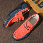 Herren Freizeit Leder Schuhe mit Wasserabweisender Sohle R&B
