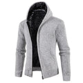 Herren kuschelige Strickjacke mit hohem Kragen und praktischen Taschen R&B