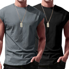 Herren ärmelloses T-Shirt Set R&B