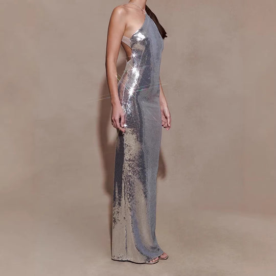 Damen Glamouröses Abendkleid mit funkelnden Pailletten R&B