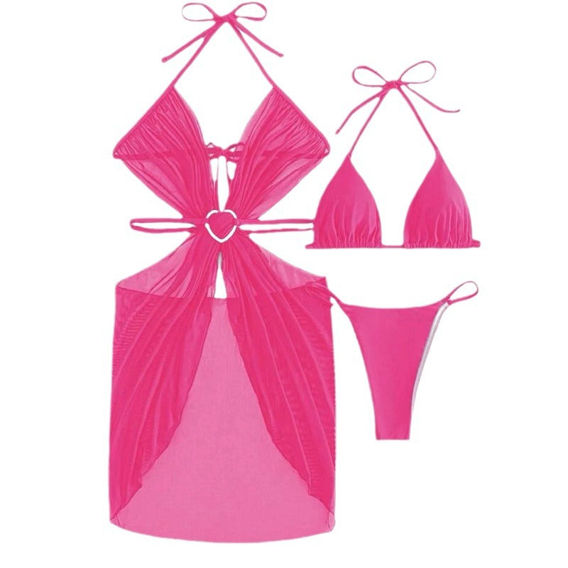 Damen Einteiler mit Raffungen und Herz-Detail R&B