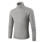 Herren modischer Rollkragenpullover aus strukturiertem Strick R&B