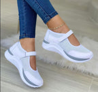 Damen Bequeme und atmungsaktive Sneakers mit verstellbarem Riemen R&B