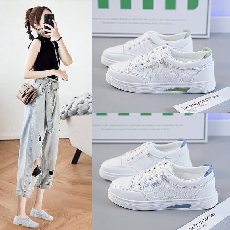 Damen Sneakers mit modernem Karo-Design und bequemem Dämpfungselement R&B