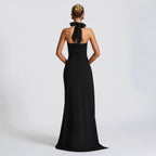 Damen Elegantes Abendkleid mit raffiniertem Schlitz und trägerlosem Design R&B