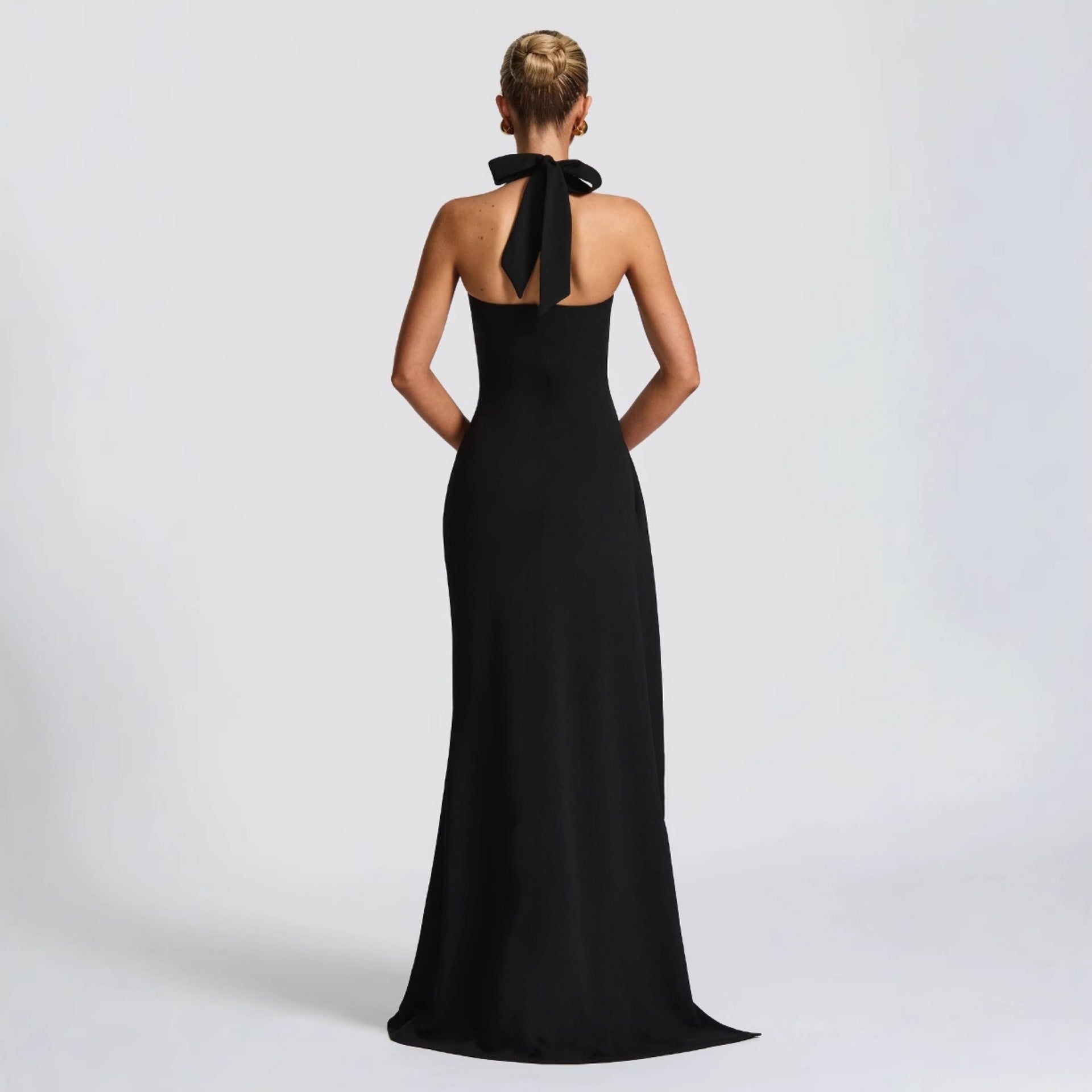 Damen Elegantes Abendkleid mit raffiniertem Schlitz und trägerlosem Design R&B