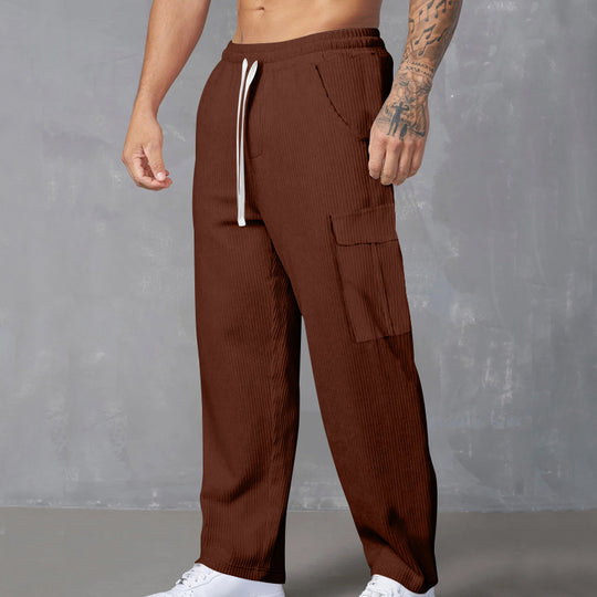 Herren Cargohose mit elastischem Bund und praktischen Taschen R&B