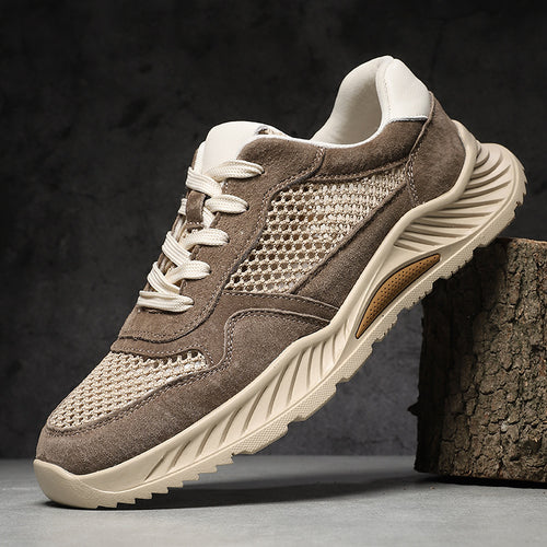 Herren Atmungsaktive Sport-Sneaker mit flexibler Gummisohle und robustem Obermaterial R&B