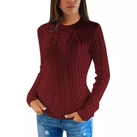 Damen Strickpullover im stylishen Kabelmuster R&B