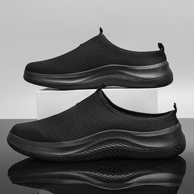 Unisex nan leichter NetzgewR&Be-Schlupf-Sneaker mit atmungsaktivem Obermaterial, dämpfender EVA-Zwischensohle und rutschfester Profilsohle R&B