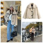 Damen kuschelige Fleecejacke R&B