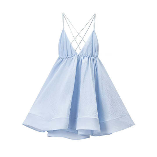 Damen Maxikleid mit geflochtenem Rückenausschnitt R&B