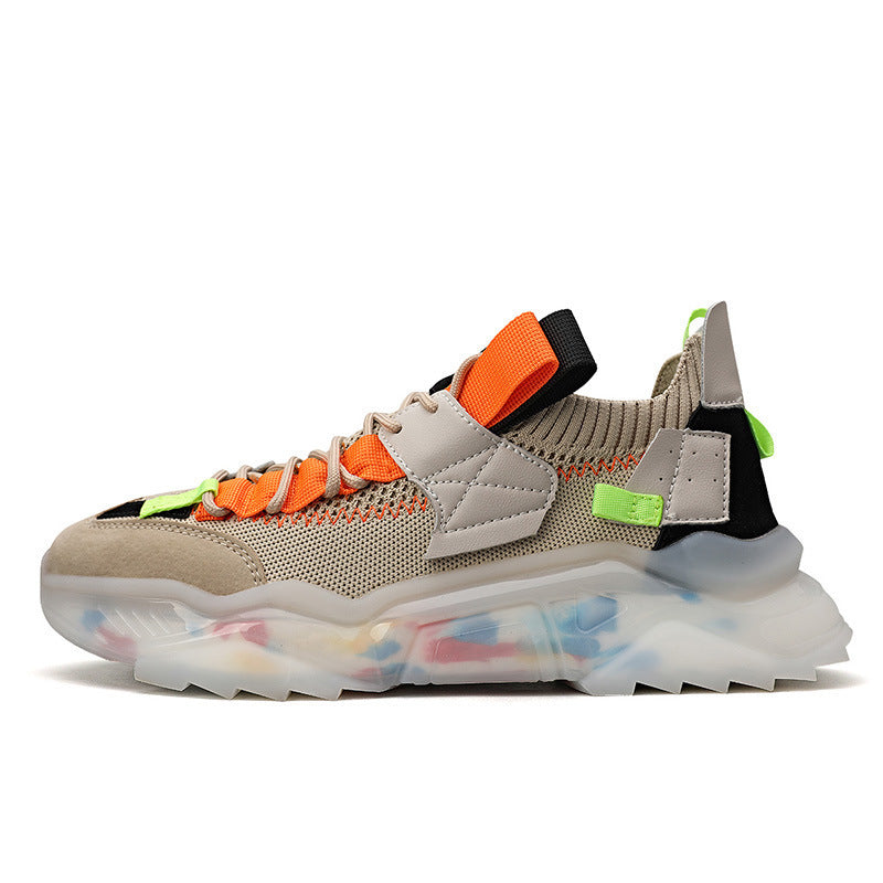 Damen Modische Outdoor-Sneaker mit atmungsaktiver Mesh-Oberfläche und rutschfester Sohle R&B