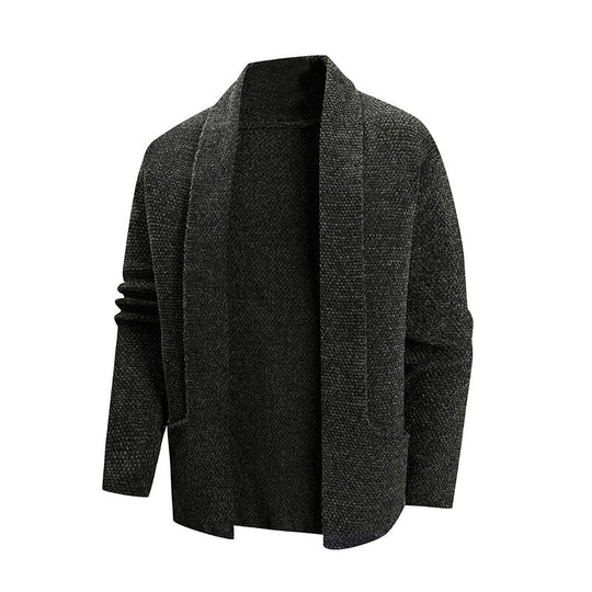Damen Elegante Strickjacke mit schickem Revers und Taschen R&B