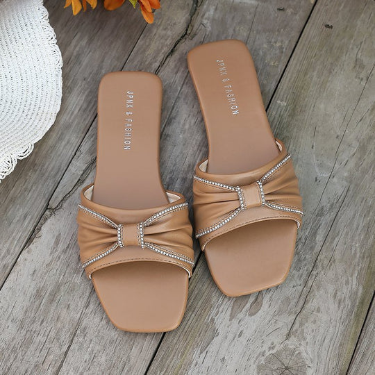 Damen Moderne Sandaletten mit elegantem Schleifen-Design R&B