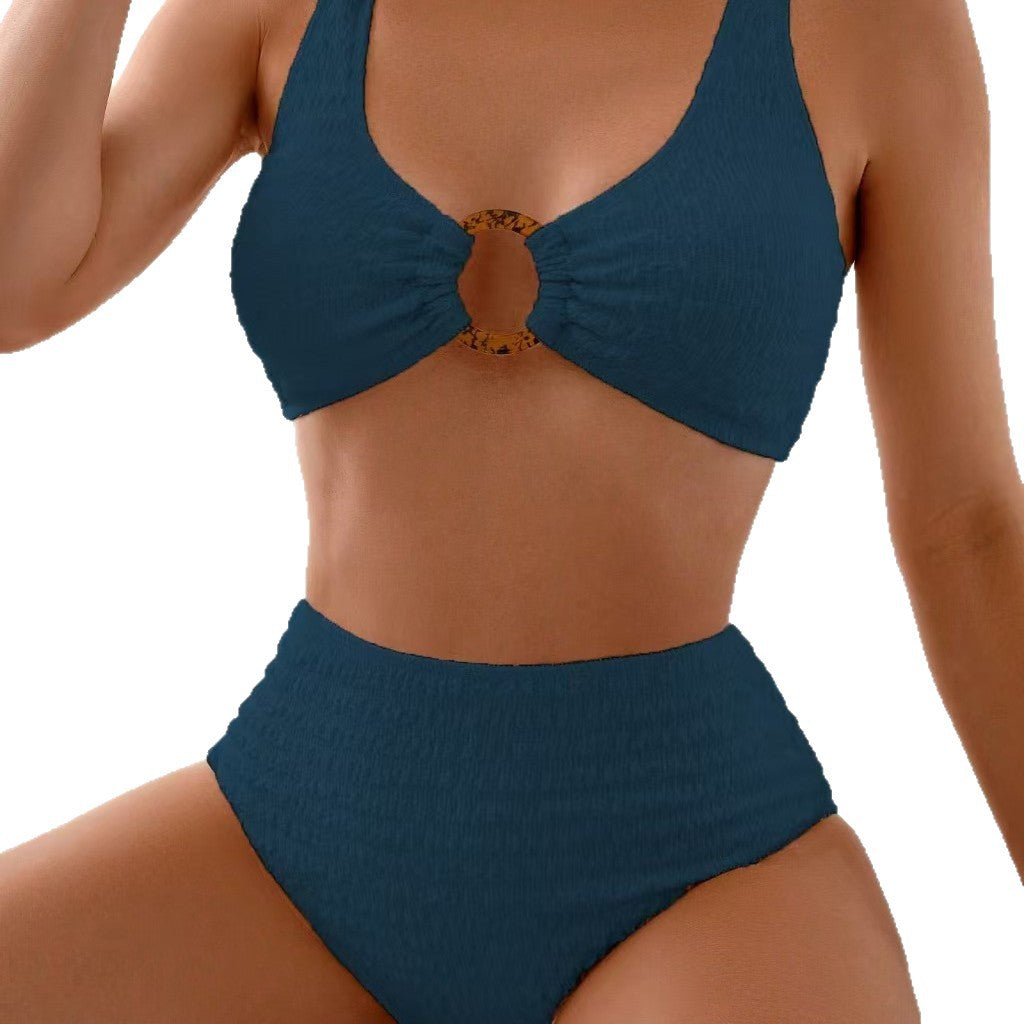 Damen Hochgeschlossene Bademode mit Schnitt und Detail R&B