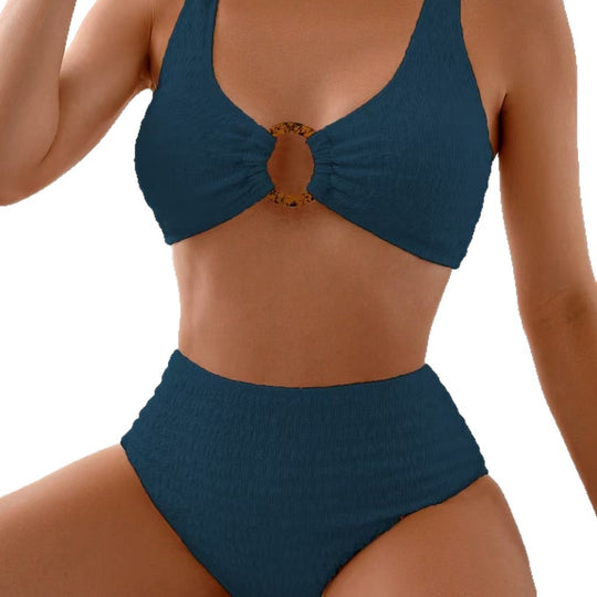 Damen Hochgeschlossene Bademode mit Schnitt und Detail R&B