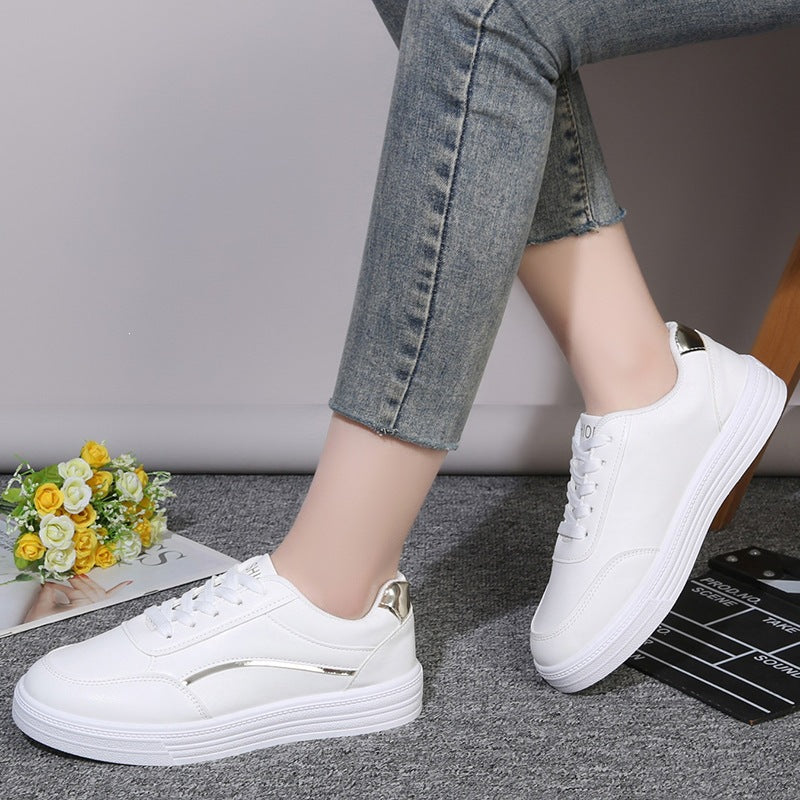 Damen Modische und elegante Sneaker mit metallic Akzenten R&B