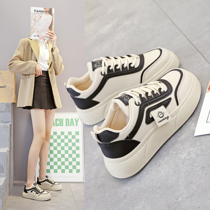 Damen modische Freizeitsneaker mit atmungsaktivem Obermaterial und rutschfester Sohle R&B