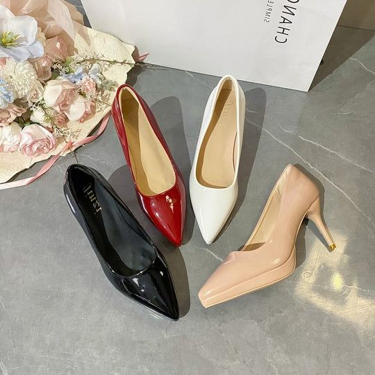 Damen elegante spitze Pumps R&B