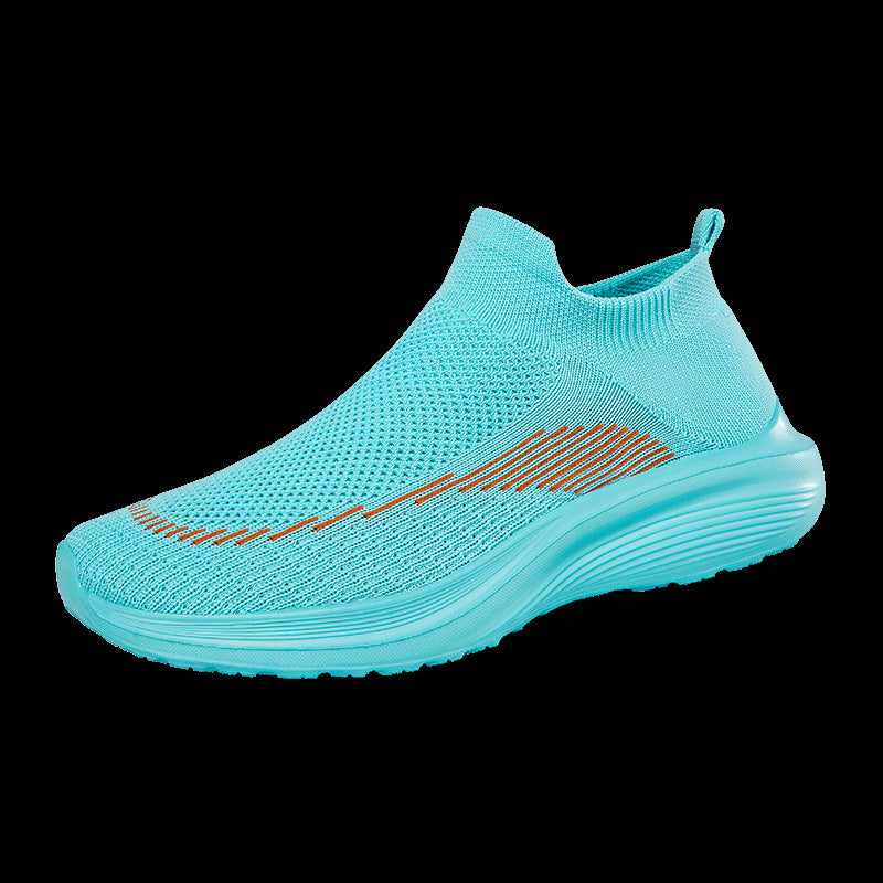 Damen Atmungsaktive Sport Sneakers mit flexiblem Strick-Obermaterial R&B