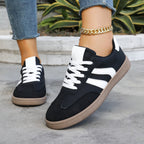 Damen Sportliche Sneaker mit klassischer Schnürung und rutschfester Sohle R&B