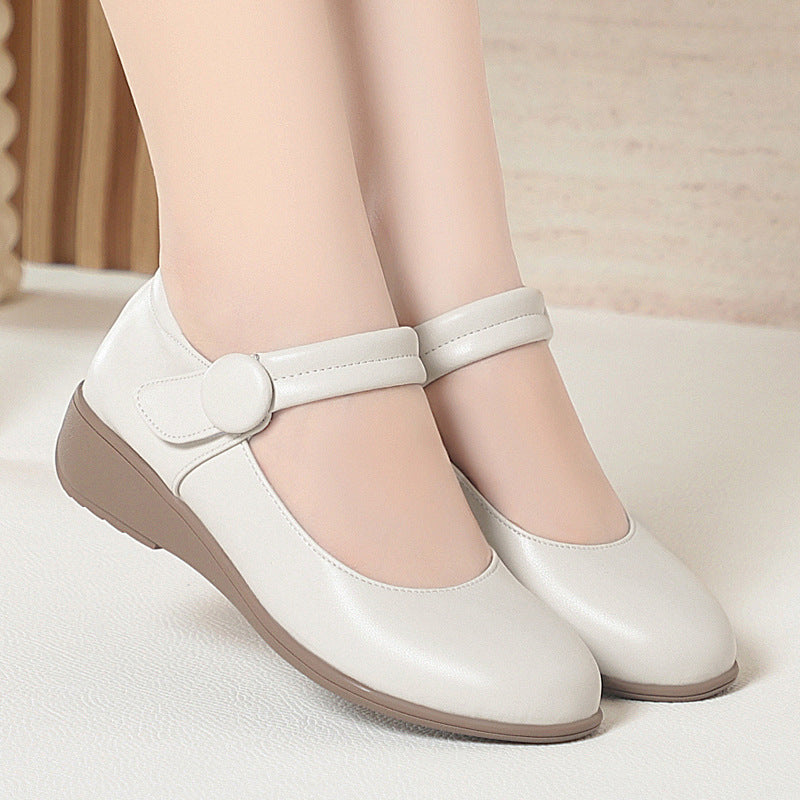 Damen Mary Jane Schuhe mit verstellbarem Riemen und bequemem Blockabsatz R&B
