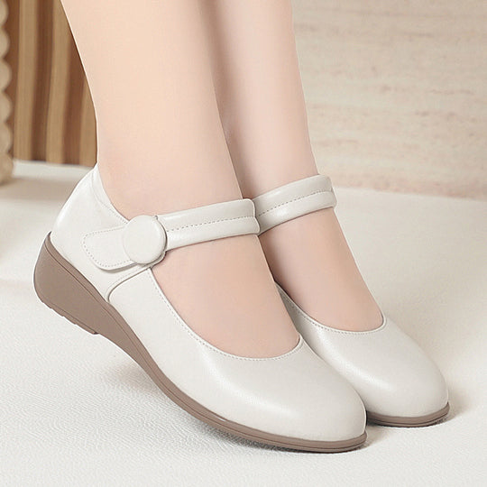 Damen Mary Jane Schuhe mit verstellbarem Riemen und bequemem Blockabsatz R&B
