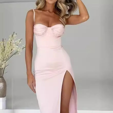 R&B | Sommer Sexy Slim Split Sling Kleid