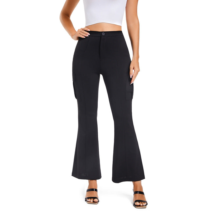 Damen Bootcut Cargo-Hose R&B