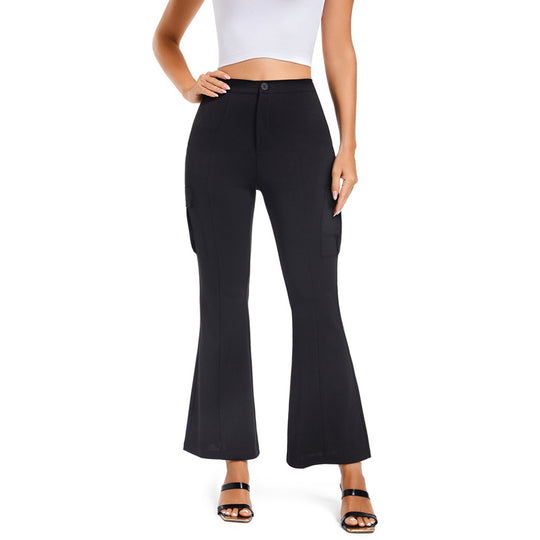 Damen Bootcut Cargo-Hose R&B